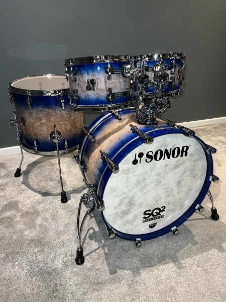 Sonor SQ2 Drum Kit, Shell Pack, Scandinavian Blue Burst 1056547-2 